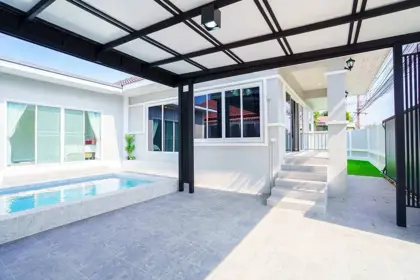 Single house for sale with private pool in Huai Yai area. - House - Huai Yai  - 