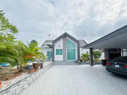 For Sale: Nordic-style detached pool villa near Mab Prachan Reservoir (Pattaya) - House - Map Phrachan - 