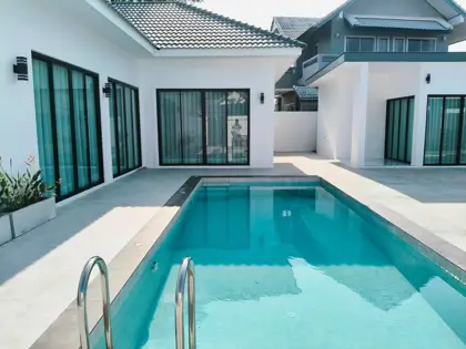 House for Sale with Private Pool, Pattaya Green Ville - House - Thanon Pornprapanimit - 
