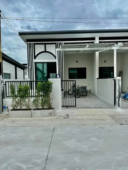 Corner townhouse for rent in Wiztown Pattaya-Khao Talo - House - บุญสัมพันธ์ - 