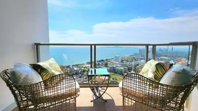 The Riviera Ocean Drive Jomtien  2 Bedrooms High Floor for RENT - Eigentumswohnung - Jomtien Second Road - 