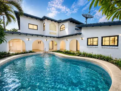 Two-story house with private pool for rent in Palm Springs Village. - House - Thanon Pornprapanimit - 