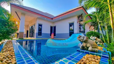 Baan Dusit Pool Villa 3 Beds 2 Baths for RENT - Haus - South Pattaya - 