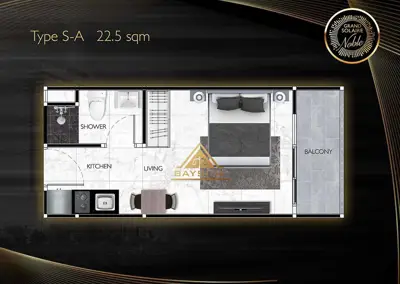 Grand Solaire Noble Pattaya 3rd Road Studio Room for SALE - Eigentumswohnung - South Pattaya - 